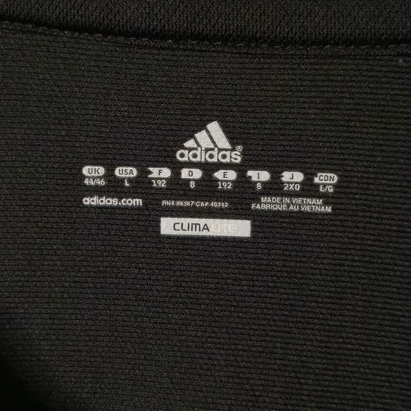 L Adidas 2014 College Rugby Championship NBC Climalite Polo Black CRC - Picture 2 of 11